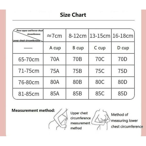 85D Sujetador con espalda baja para mujer sujetador sin espalda con escote profundo en forma de U y tirantes transparentes convertibles Walmart en linea