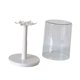 thumbnail image 4 of Vitrina giratoria Organizador Estante Soporte de exhibición decorativo Caja de almacenamiento para blanco, 4 of 9
