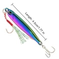thumbnail image 3 of Señuelo de pesca de 7 g, aleación de zinc, 4,5 cm, señuelo de pesca duro, aparejos de pesca (estilo F) FLhrweasw Nuevo, 3 of 3