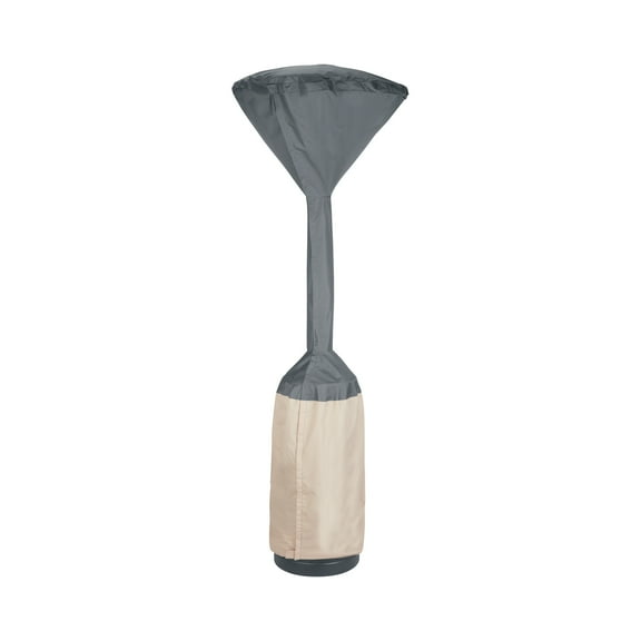 Modern Leisure Renaissance Ultralite Stand-Up Patio Heater Cover, 32" Dia (Top) x 18.5" Dia (Bottom) x 95"H, Gray