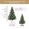 thumbnail image 4 of Soporte para árbol de Navidad con ruedas para árbol de 6 pies, 4 of 8