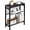 Upgrade-black, variant on Narrow Side Table for Small Space, 3-Tier End Table with Magazine Holder,Slim Nightstand with Wire Shelf, Skinny Bedside Table in Living Room, Bedroom, Study, kitchen and Balcony (Rustic Brown)