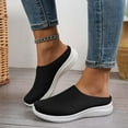 thumbnail image 5 of Backless Sneakers for Women,Slip On Shoes Women,Mule Slippers for Women,Womens Backless Sneakers,Women's Shoes,Womens Backless Sneakers Mesh Slip-on Mule Shoes Breathable Slippers,Black,8, 5 of 6
