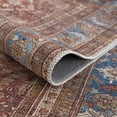 thumbnail image 6 of Hauteloom Georgia Bian Machine Washable Kitchen Runner Rug - Oriental Floral Style - Entryway Distressed Long Carpet - Brick Red, Burgundy, Dark Red, Terra Cotta - 2'7" x 10', 6 of 10