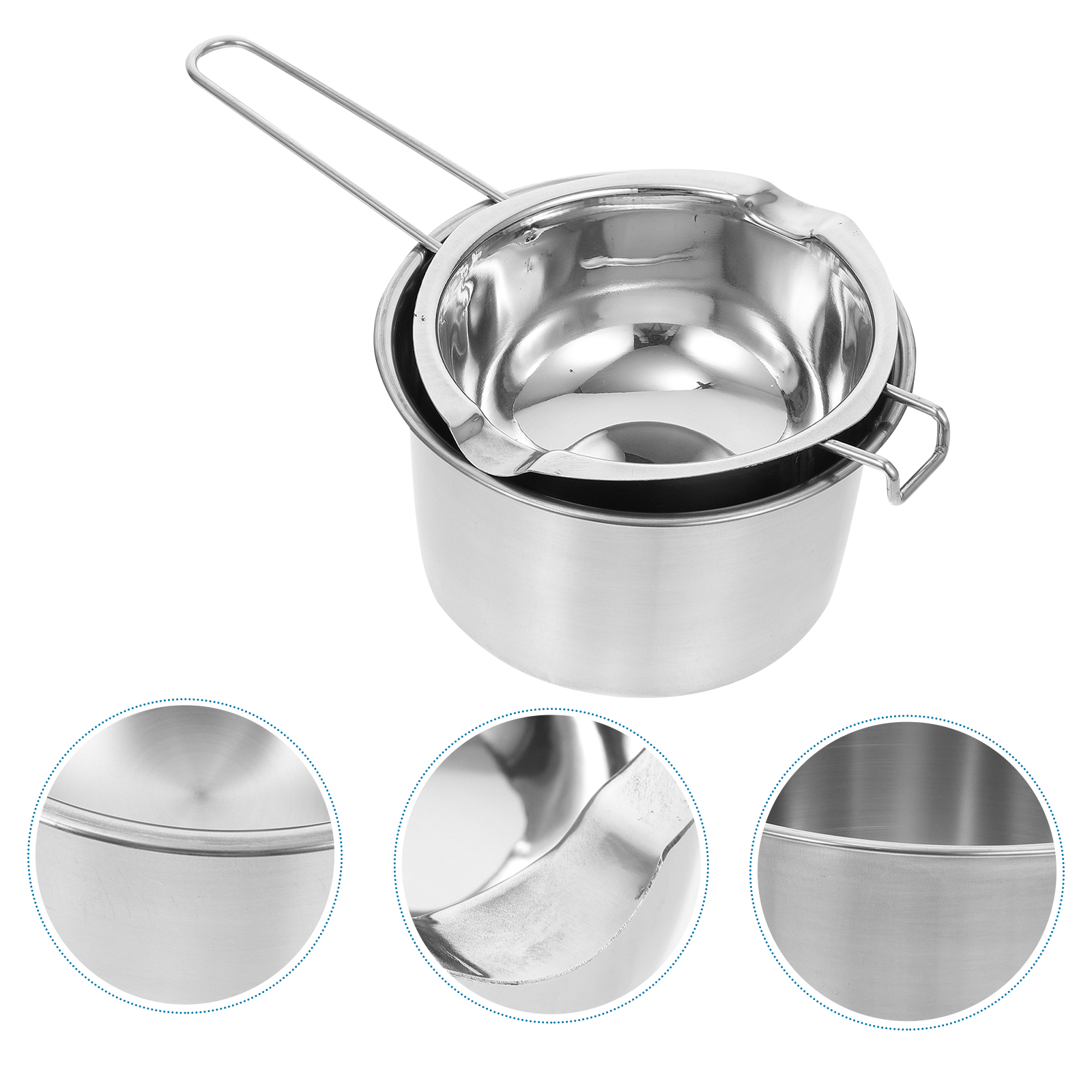 NUOLUX 1 Set Double Boiler Pot Stainless Steel Chocolate Pot Chocolate Melting Pot - image 5 of 6