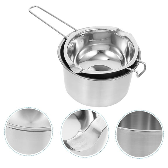 SEWCHICS Stainless Steel Double Boiler Pot for Melting Chocolate, Wax, and Cooking Kitchen Tool