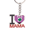 thumbnail image 1 of Fun Laugh Mouth Purple Emotion Chortle Keychain Metal Keyring Holder Love MAMA Mother, 1 of 3