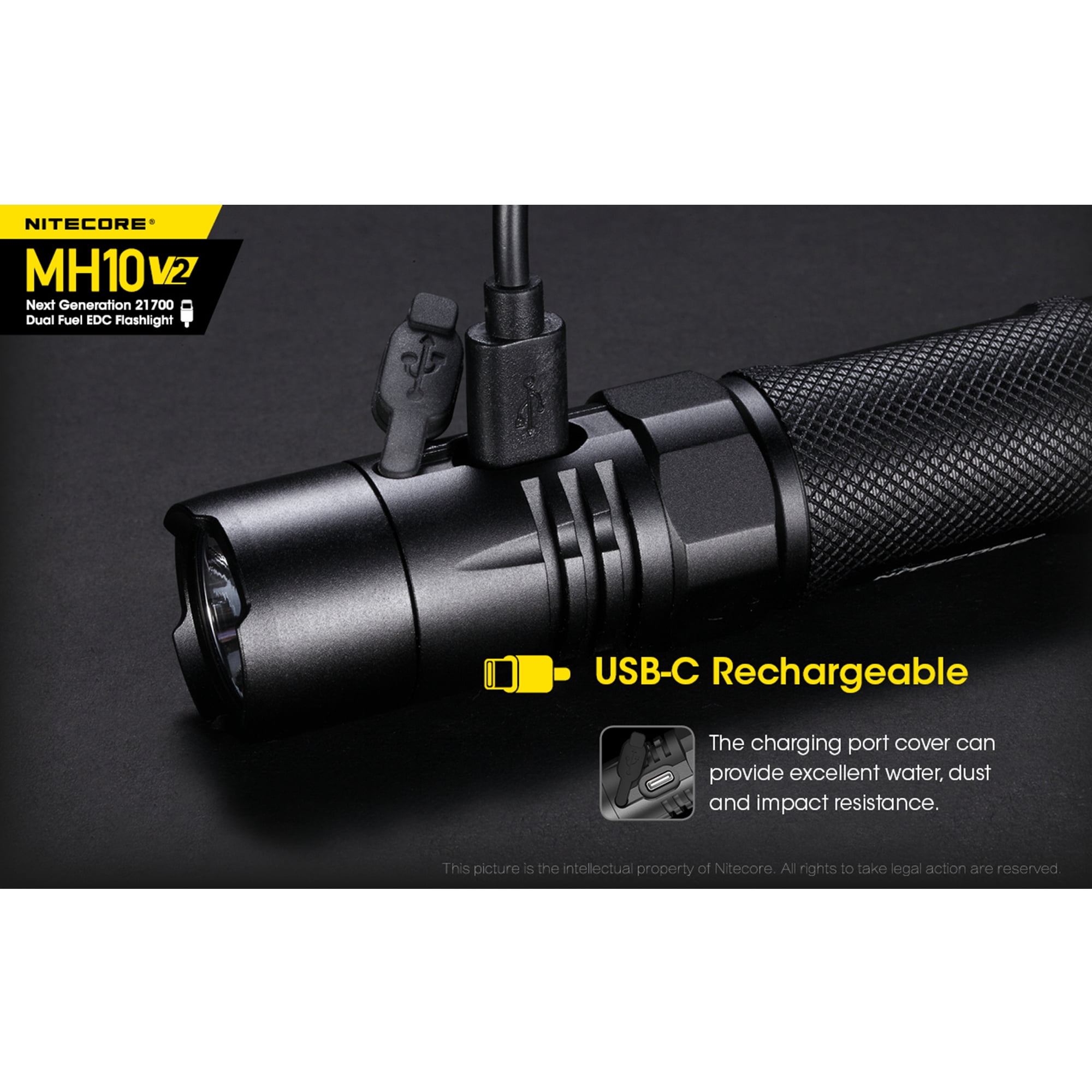 NITECORE LED 1200 Lumens Flashlight