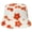 Orange Flower, variant on Lady's Women's Warm Shaggy Flower Bucket Hat Winter Cloche Hat Comfy Fisherman's Hat