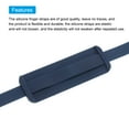 thumbnail image 3 of Uxcell Phone Grip Strap Portable Wrist Strap Silicone Elastic Cord with Handle for Phones Case Midnight Blue 2Pcs, 3 of 5