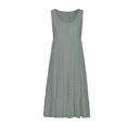 thumbnail image 6 of Meichang Womens Casual Sleeveless Mini Dresses Eyelet Embroidery Tiered Dresses Solid Scoop Neck Hollow Out Tank Dresses Flowy Swing Beach Dresses Army Green XL, 6 of 6
