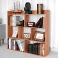 thumbnail image 1 of Gen&eacute;rico Librero Sencillo de 7 Compartimentos, Librero de Madera de 4 Capas, Apto para Hogar, Aula, Oficina, Colocaci&oacute;n de Libros y Complementos Decorativos, 1 of 6