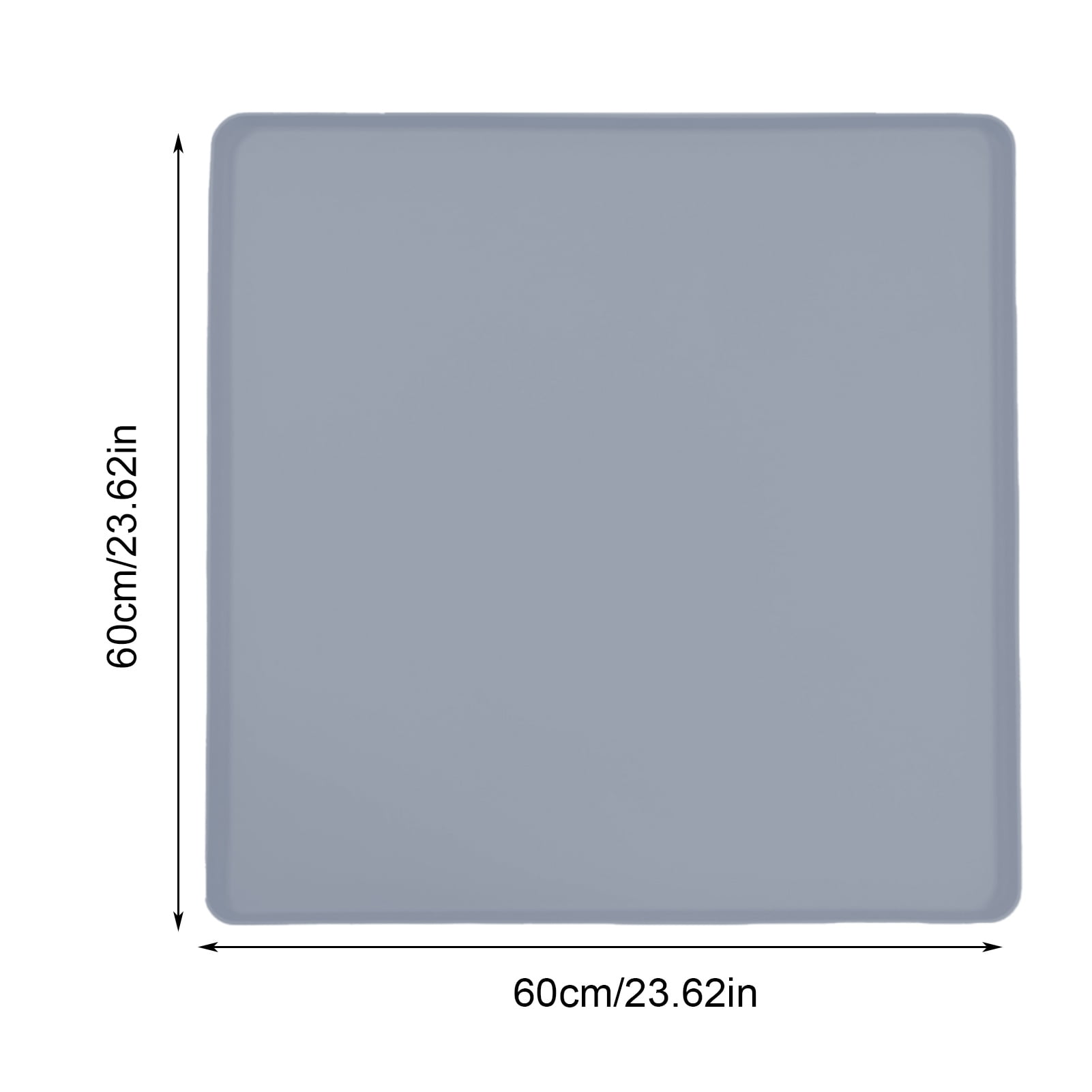 Washing Machine Pad Silicone Washing Machine Protector Mat Waterproof Non-slip Washer Dryer Dust-proof Cover Laundry Room Kitchen Top Protective Mat
