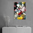 thumbnail image 5 of Classic Cartoon Mickeys Canvas Wall Art Poster Decorative Bedroom Modern Home Print Picture Artworks Posters 16x24inch(40x60cm), 5 of 6