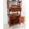 thumbnail image 2 of International Caravan Windsor 4 Shelf Accent Bookcase in Walnut Stain, 2 of 2