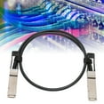 thumbnail image 4 of Cable DAC QSFP28 De 100G, Cable De Conexión Directa DAC De Alta Velocidad Plug And Play Ahorro De Energía Estable Para Apilar En Cascada Para Dispositivos De Datos Grandes, 4 of 8