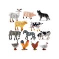 thumbnail image 1 of Animal Farm Simulation Model Toys, Miniature Figures Of Chicken, Duck, Goose, Horse, Cow, Cake Decoration, 12pcs /Set, 1 of 5