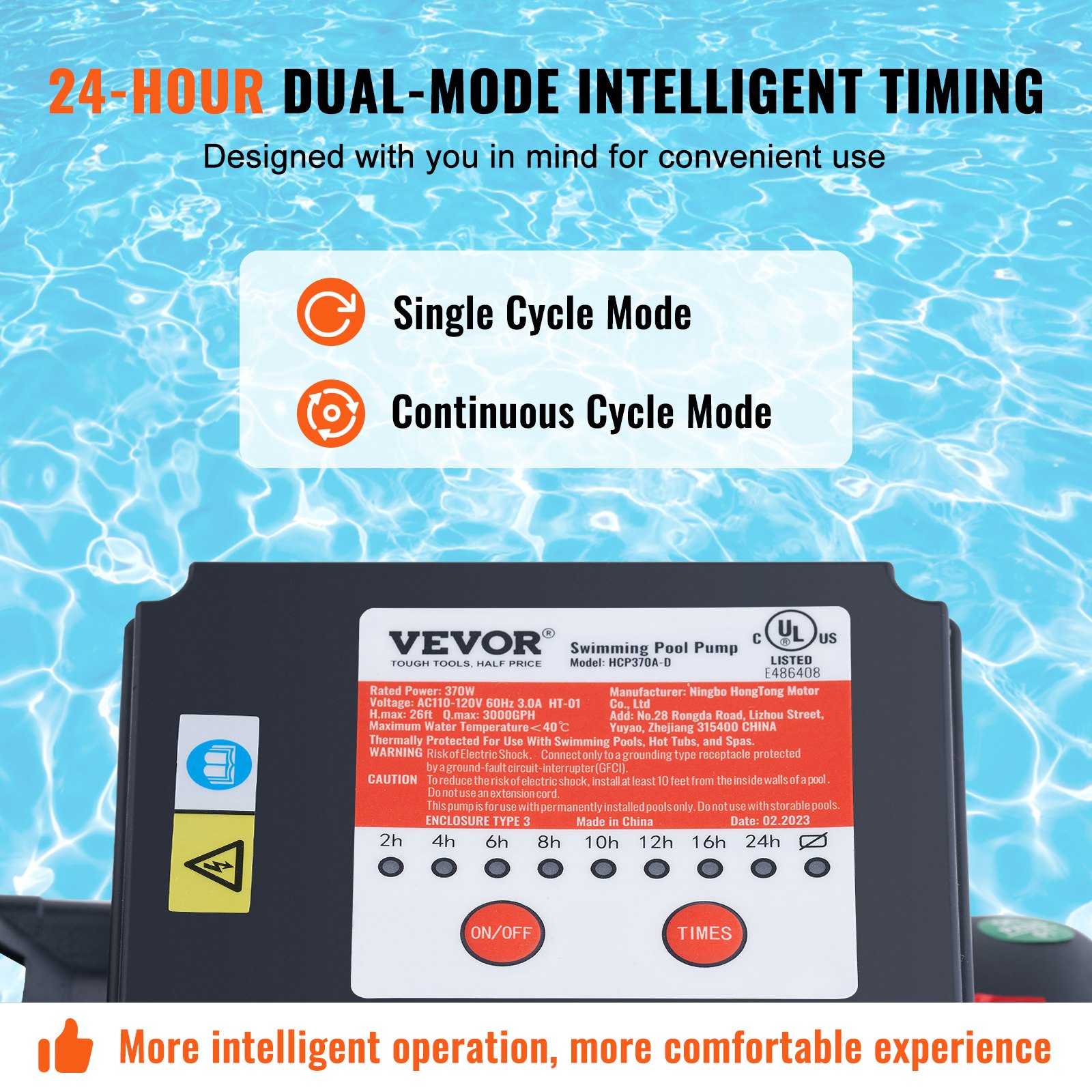 VEVOR 12-inch 3000 GPH Sand Filter Pump, 1/2 HP, Complete Pool System