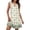 Beige, variant on WTOBBY Women's Fashion Floral Print Tank Dress A-Line Sleeveless Casual Summer Pocket Dress with Side Slits for Street Style and Urban Fashion,BeigeL