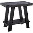 thumbnail image 3 of Table d'Appoint Contemporaine en Bois, Noir, 3 of 5