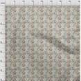 thumbnail image 4 of oneOone Georgette Viscose Off White Fabric Circus Sewing Craft Projects Fabric Prints By Yard 42 Inch Wide, 4 of 5