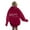 Red, variant on Arlun Fashion Letter Printed Hoodies for Women Loose Comfortable Long Sleeve Pullover Sweatshirt Casual Drawstring Preppy Hooded Tops with Pockets for Teen Girls White XL