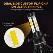 9003 H4 LED High/Low Beam Headlight Bulbs for 2012-2017 Kia Rio H11 Fog light Bulbs