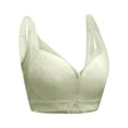 thumbnail image 1 of OJinShaWanO Zip Front Sports Bra Women's Full Cup Bra Women's Large Chest Small and Thin Design Summer Chest Reduction Side Sagging Adjustable Large Size Bra, 1 of 7
