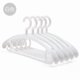 thumbnail image 1 of 10 Pack Heavy Duty Plastic Hangers 25 lb Capacity Swivel Hook Clothes Hanger Wide Shoulder Non Slip Thick Coat Hanger White, 1 of 4