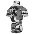 thumbnail image 5 of Men Summer Quick Dry Short Sleeve Hooded T Shirt with Face Cover Breathable Sun Protection Athletic Tops for Fishing Hiking Running Workout Outdoor Sports, 5 of 6