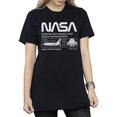 thumbnail image 1 of NASA T-Shirt Boyfriend en Coton pour Femmes Navette Spatiale, 1 of 4