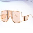 thumbnail image 3 of EeaseMX 1 pieza de gafas de sol punk con forma creativa, gafas decorativas para fiesta, accesorio de fotos de moda (champán dorado), 3 of 7