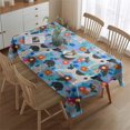 thumbnail image 2 of German Shorthaired Pointer Dog and Flower Rectangle Tablecloth 60"x84",Waterproof Polyester Rectangle Table Cloth, Wipeable Spillproof Polyester Tablecloth for Dining, Camping, Indoor and Outdoor, 2 of 5