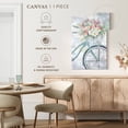 thumbnail image 4 of Elephant Stock Green Bike With Flower Basket Wall Art - Vertical Canvas Wall Art - Living Room Wall Decor - Transportation Canvas - White And Gray Decor By Cynthia Coulter - 32" x 48", 4 of 4
