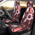 thumbnail image 4 of ZNDUO Abstract Pastel Flowers Pattern Car Seat Covers, Breathable Polyester Universal Seat Covers for Cars, 2PCS Car Seat Covers Front Seats Only, 4 of 8