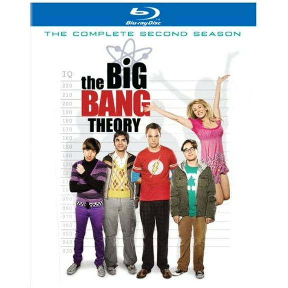 The Big Bang Theory: Season 2 (Blu-ray/DVD, 2012, 5-Disc Set) NEW