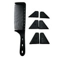 thumbnail image 1 of Flat Top Comb Barber Hair Cutting Comb for Men Various Short Haircuts Barber Black, 1 of 7