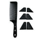 thumbnail image 1 of Peine de peluquero curvo Yuyangstore herramienta de peinado multiusos Peine de corte de pelo Negro, 1 of 7