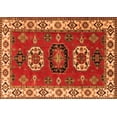 thumbnail image 1 of Ahgly Company Indoor Rectangle Geometric Orange Traditional Area Rugs, 5' x 7', 1 of 1