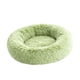 thumbnail image 3 of Cama nido de interior con forma de dona de peluche para cachorros, perros pequeños, medianos y grandes. verde, 3 of 8