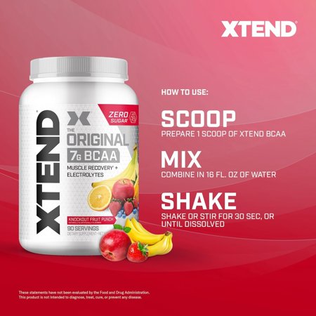 エクステンド ノックアウトフルーツパンチ味 90回分 Scivation サイベーション XTEND オリジナル