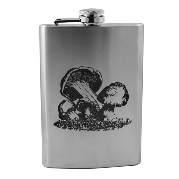 8oz Mushroom 3 Flask