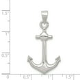 thumbnail image 2 of Beautiful Sterling Silver Anchor Pendant, 2 of 2