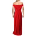 thumbnail image 2 of Lauren Ralph Lauren Women's Cap-Sleeve Crepe Gown (4, Parlor Red), 2 of 2
