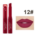 thumbnail image 3 of 12 Color Matte Lipstick Nude Pink Matte Solid Lip Gloss Long Lasting Velve Red Tinted Balm 24 Hours Waterproof Makeup LipSticks, 3 of 5