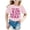 A-Pink851, variant on XUELUO Little Girls T-Shirts Short Sleeve Round Neck "IN MY 5TH BIRTHDAY ERA" Tee Holiday Playful Summer Daily Kids Casual Tops