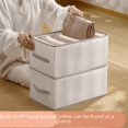 thumbnail image 4 of Caja de almacenamiento de ropa para el hogar, armario de dormitorio, caja de acabado para ropa y pantalones, cajón plegable, caja divisora de tela, 4 of 5