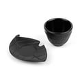 thumbnail image 4 of Heaveant Tazas de té de Hierro Fundido, Taza de Hierro con Estampado, Taza de té de Hierro Fundido japonés de imitación, Taza Retro, Olla de Hierro, Posavasos de Hierro, Juego de té, 4 of 5