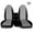 Black+Light Gray, variant on 2pcs Front Car Seat Covers Center Fit for Ford Ranger 60/40 Highback 1998-2003, Interior Automotive Car Front Seats Only (Console armrest Cover Not Included), Black+Red