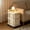White, variant on GFHFHITJ Bedside Caddy, Plastic Storage Drawer Unit with Wheels, Bed Table, Rolling Mobile Organizer Cart for Snacks, Toys & More